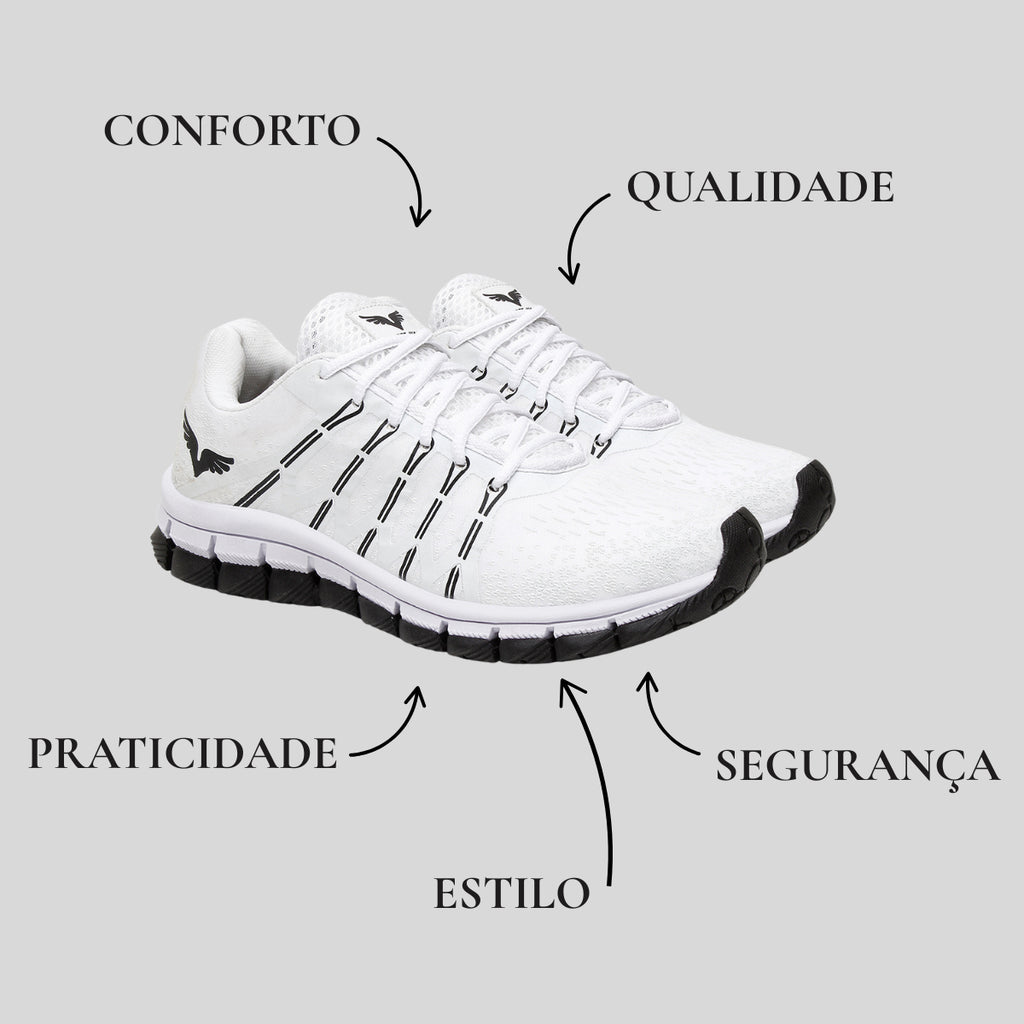 Kit Tênis Masculino + Relógio Bracelete + Mochila Versátil