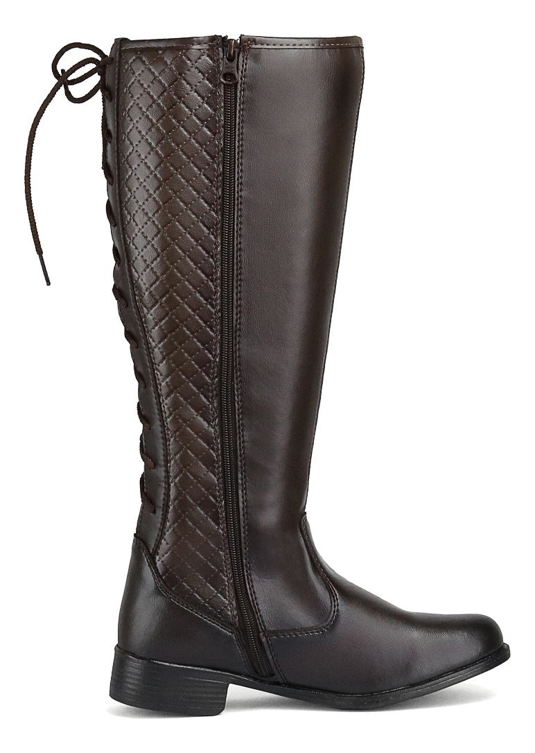 Bota Feminina Cano Longo Montaria Confortável Casual