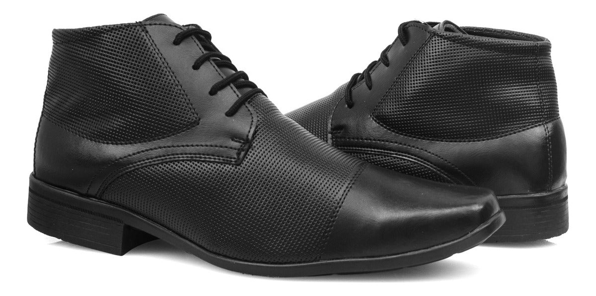 Bota Sapato Social Masculino Cano Curto Confortável Casual