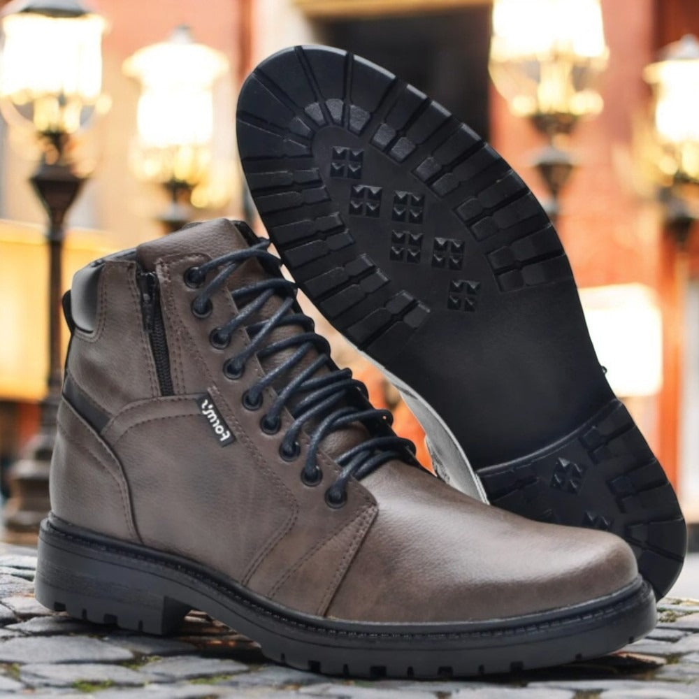 Coturno Masculino Bota Casual Moderna Confortável Versátil