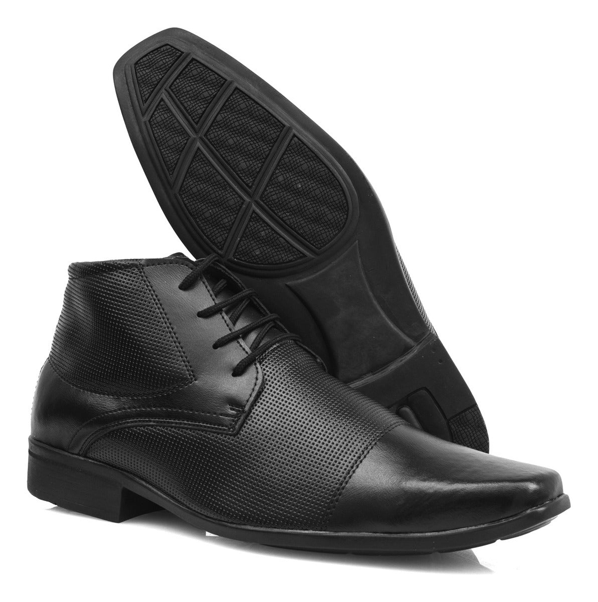 Bota Sapato Social Masculino Cano Curto Confortável Casual