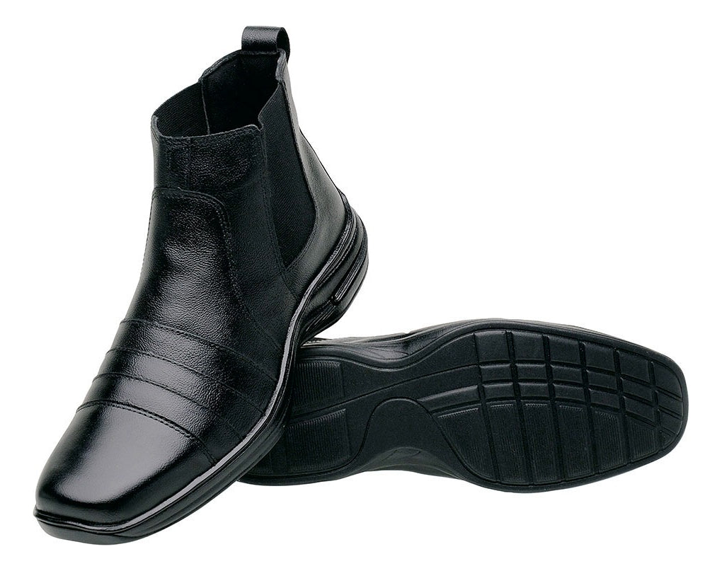 Bota Masculina Botina Casual Tradicional Trabalho Dia A Dia