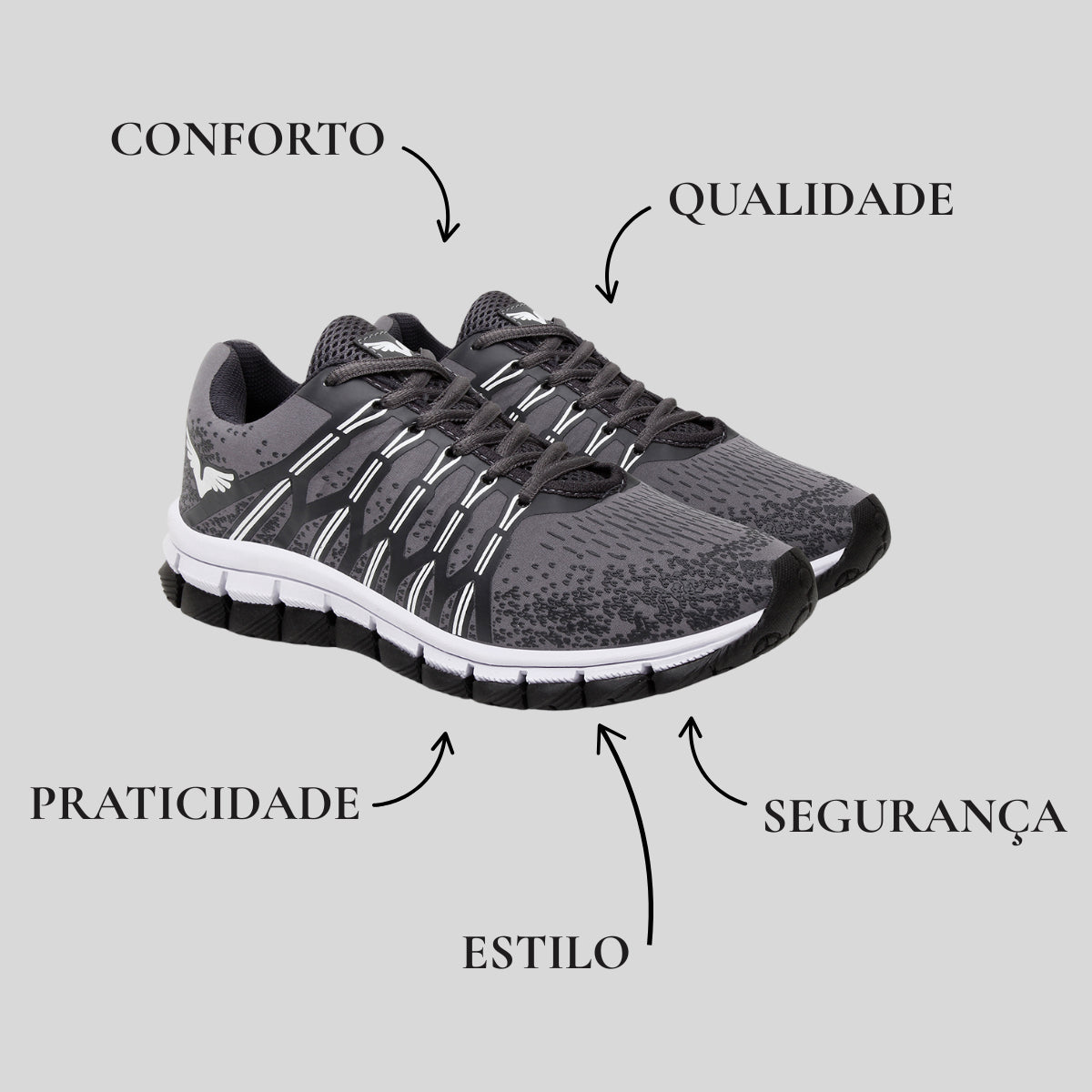 Kit Tênis Masculino + Relógio Bracelete + Mochila Versátil