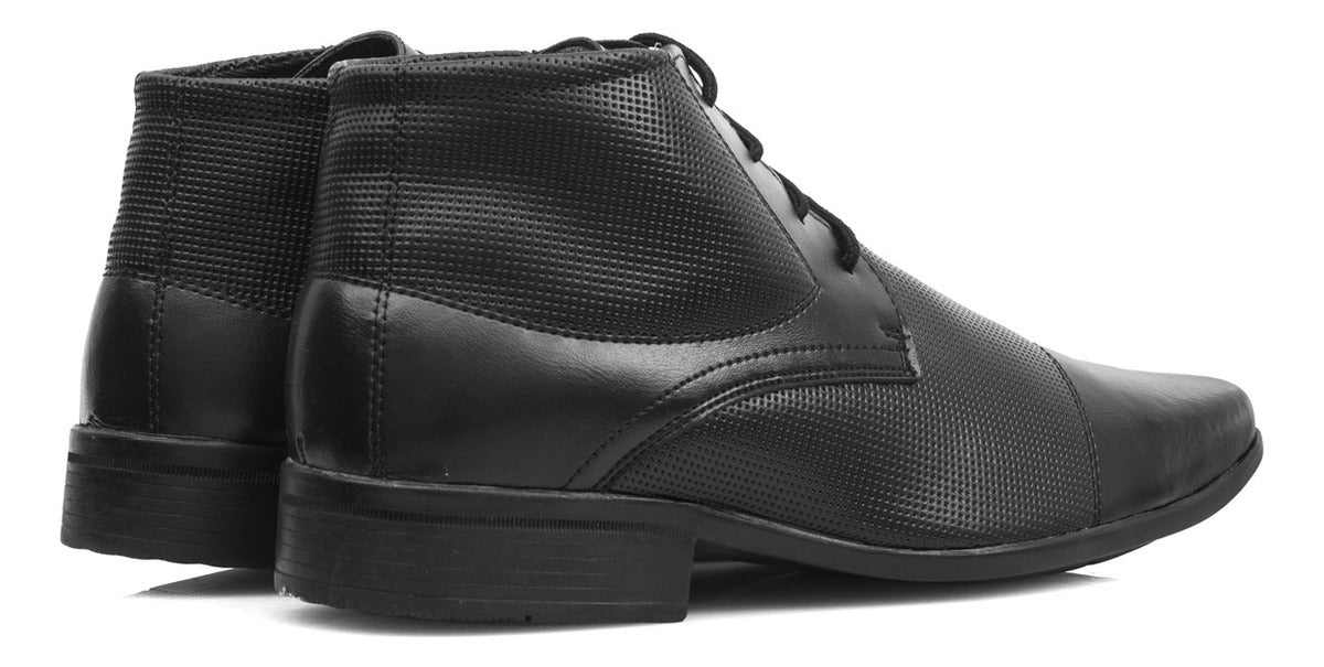 Bota Sapato Social Masculino Cano Curto Confortável Casual
