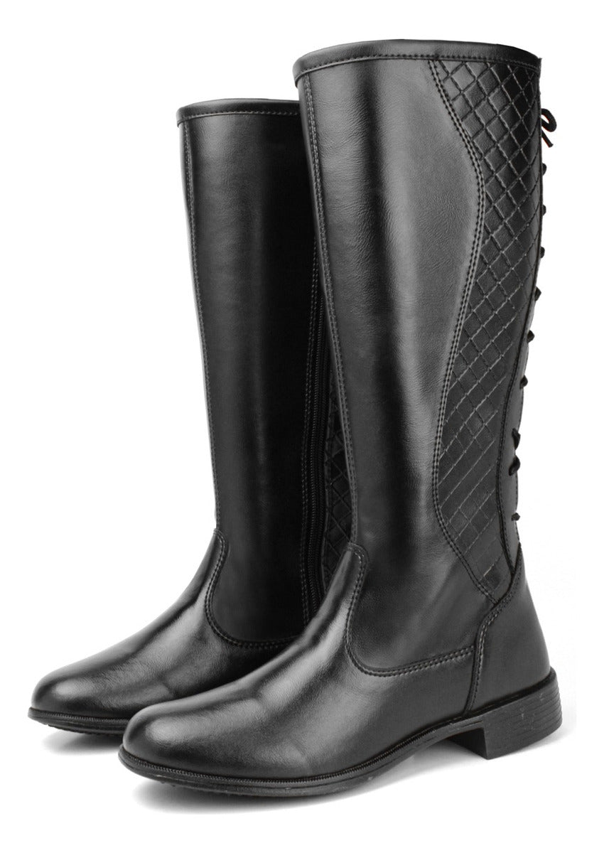 Bota Feminina Cano Longo Moda Barretos Montaria Country