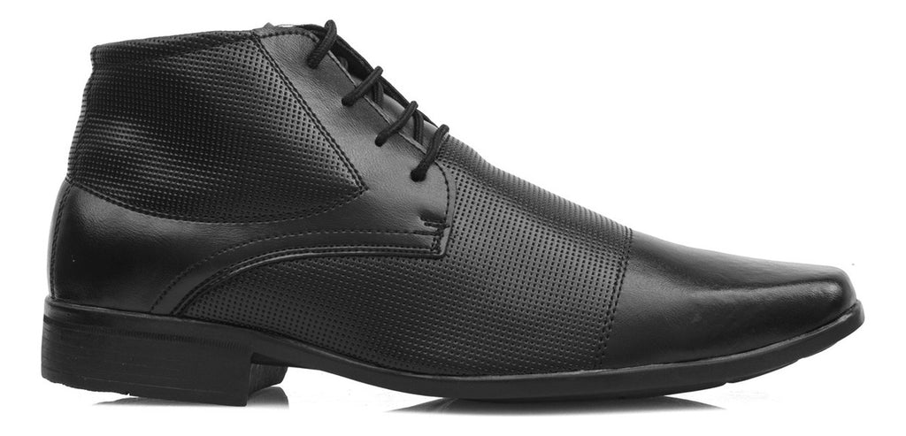 Bota Sapato Social Masculino Cano Curto Confortável Casual