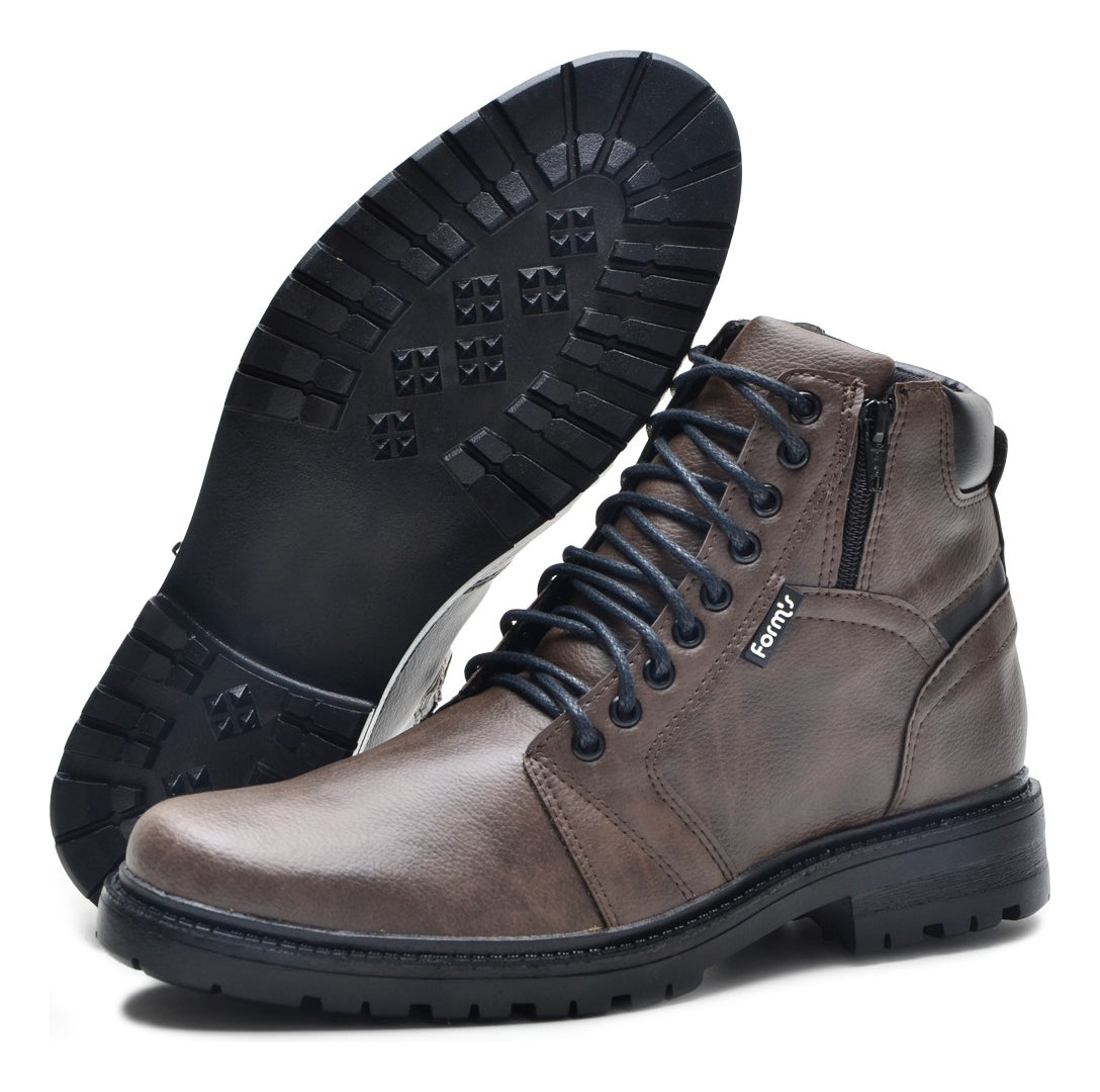 Coturno Masculino Bota Casual Moderna Confortável Versátil