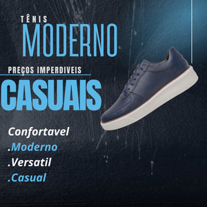 Kit Tênis Masculino Casual Moderno  + Carteira + Cinto
