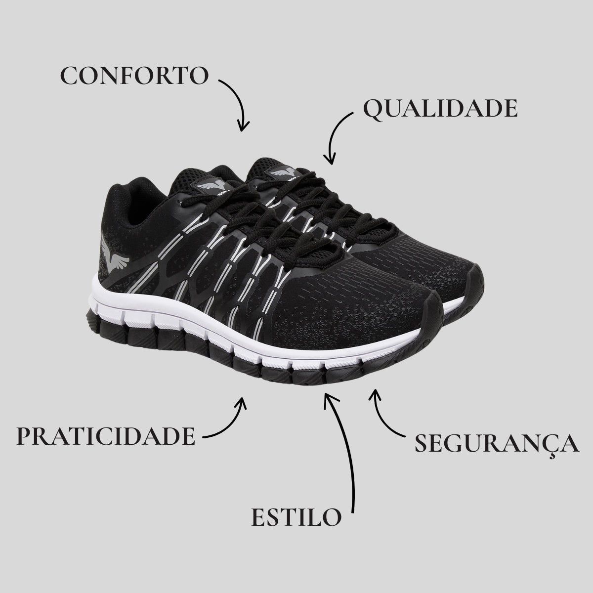 Kit Tênis Masculino + Relógio Bracelete + Mochila Versátil