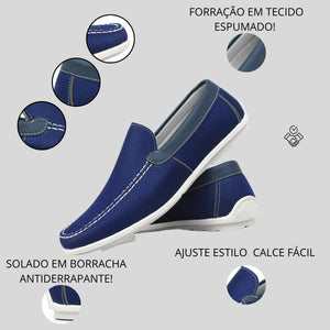 Kit Sapato Masculino Casual + Relógio + Cinto + Carteira