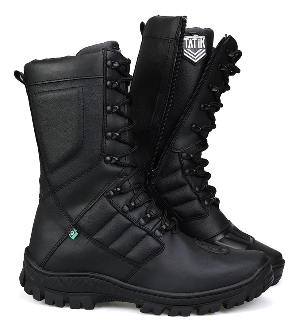 Bota Masculina Coturno Samu Pm Segurança Tático Militar